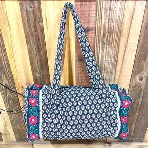 Claire Murray Bag Green and Red floral print